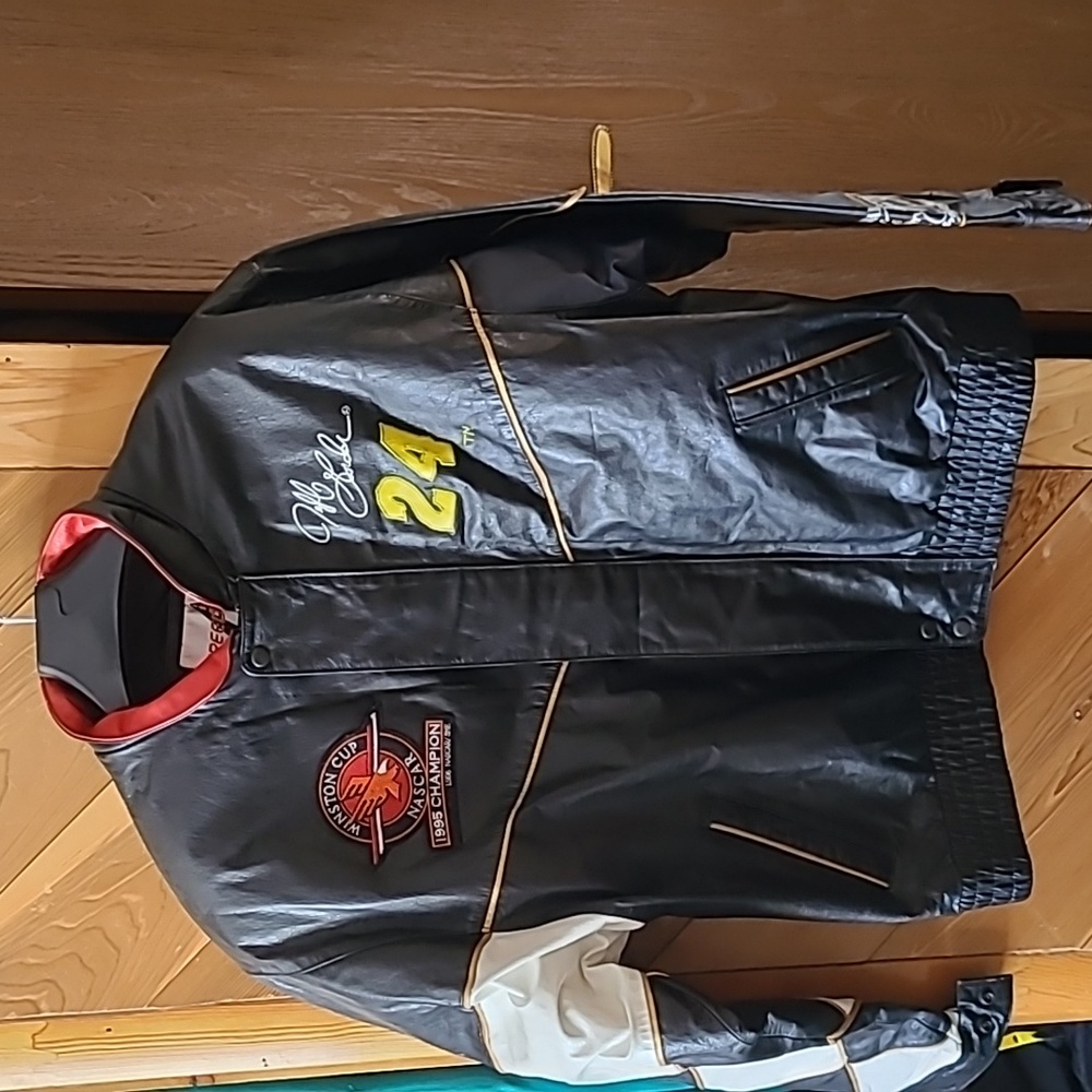 Vintage Jeff Gordon Winston Cup leather jacket